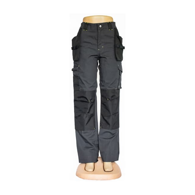 Connect Supplies Work Wear Pants with Built in Tool Belt & Cordura Reinforced Knee Pad Pockets