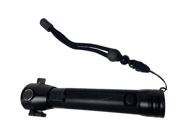Multi-Functional Emergency Flashlight with Safety Features